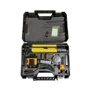 Industrial 4D 16-Line Green Laser Level – 360° Self-Leveling Cross Line Floor & Ceiling Alignment Tool with Rechargeable Lithium Battery